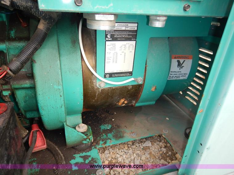 image for item BC9678 Onan generator