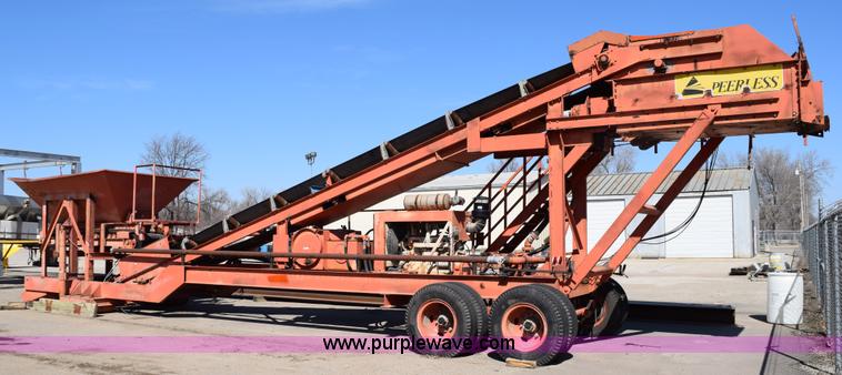 image for item K2333 1991 Peerless 3076-HPP twin shaft pug mill