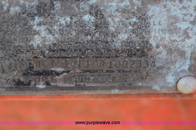 image for item K2340 1994 Eagle utility trailer