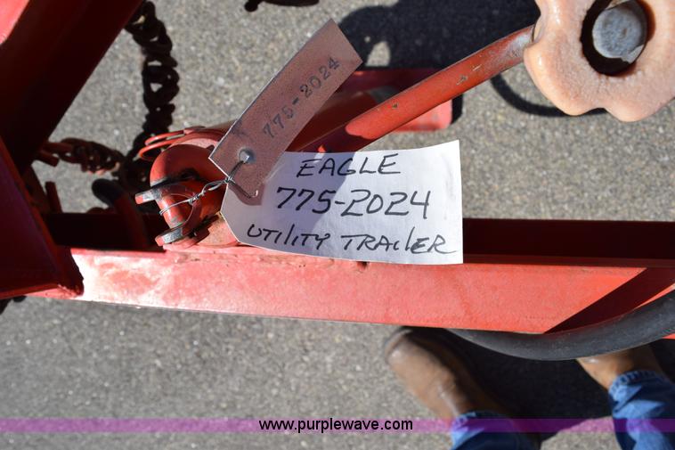 image for item K2340 1994 Eagle utility trailer