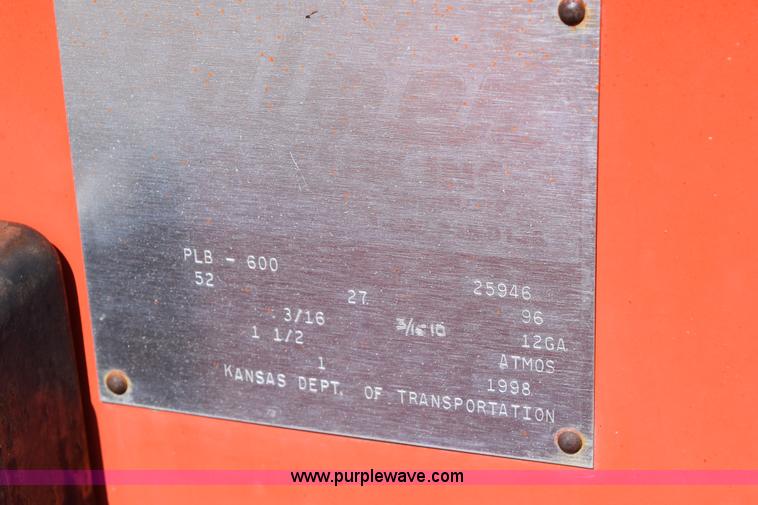 image for item K2341 1998 Palmer PLB-600X fuel trailer