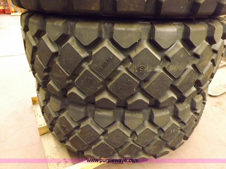 image for item K3221 (2) Aeolus AL36 earth mover tires