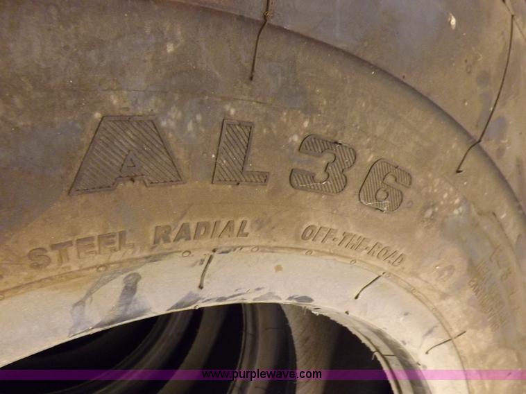 image for item K3221 (2) Aeolus AL36 earth mover tires
