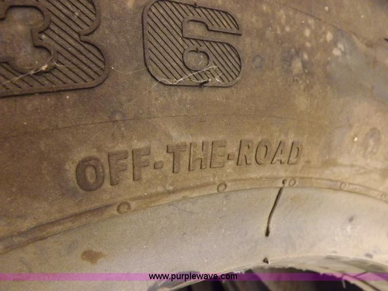 image for item K3221 (2) Aeolus AL36 earth mover tires