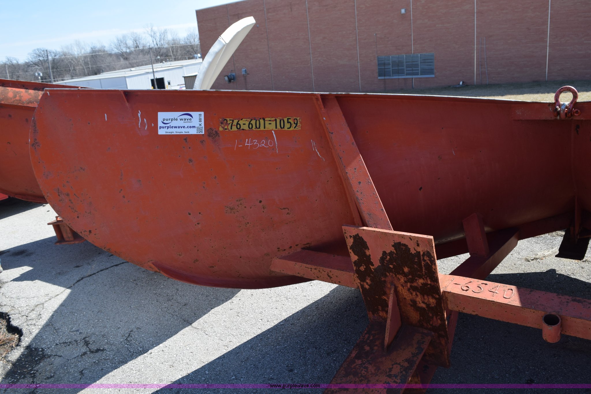 1949 Balderson V plow in Topeka, KS Item K8818 sold Purple Wave
