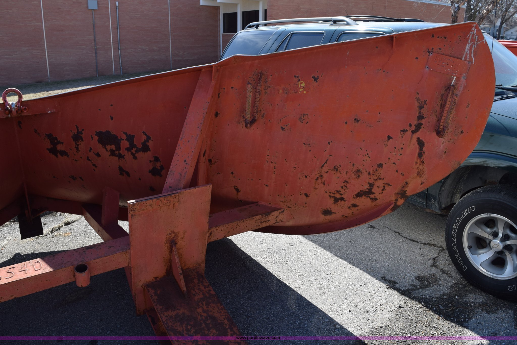 1949 Balderson V plow in Topeka, KS Item K8818 sold Purple Wave