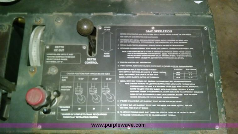 image for item AW9043 Miller Spreader Company concrete saw