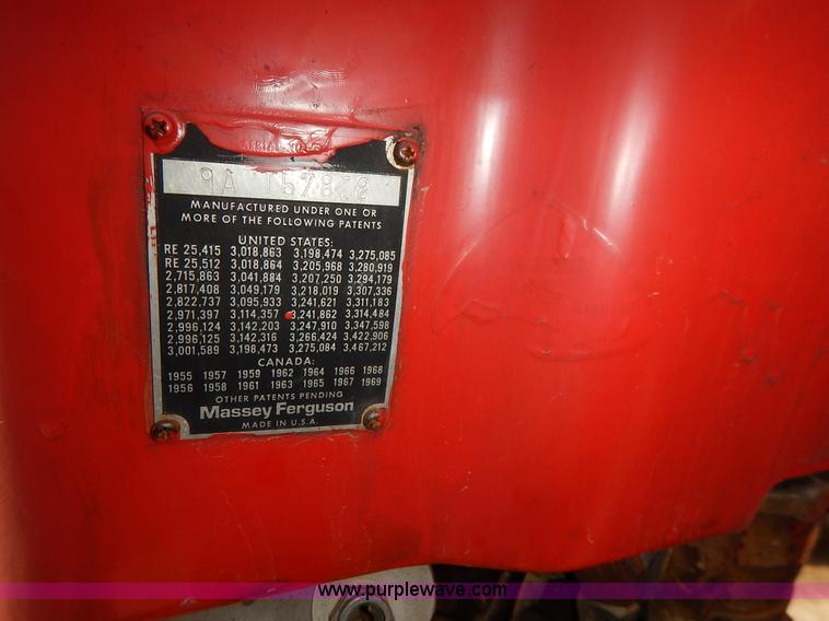 image for item BC9545 1973 Massey-Ferguson 135 tractor