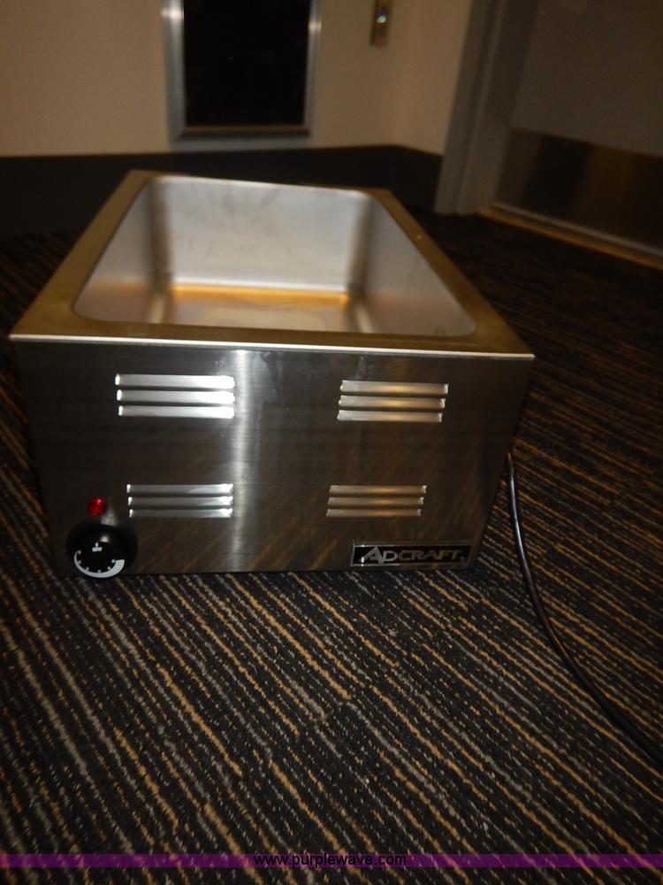 image for item BC9568 (4) Adcraft commercial heavy gauge stainless steel food warmers