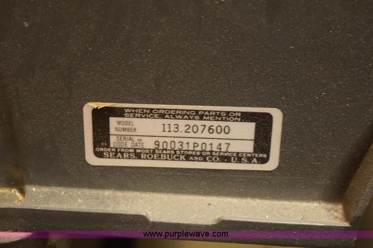image for item BP9891 Craftsman 113.207600 18" scroll saw