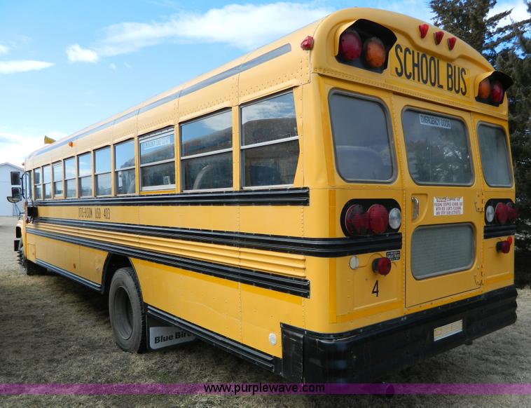 image for item D6114 1998 Chevrolet B7 Blue Bird school bus