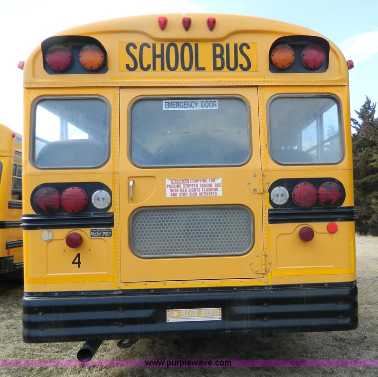 image for item D6114 1998 Chevrolet B7 Blue Bird school bus