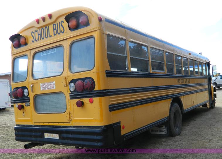 image for item D6114 1998 Chevrolet B7 Blue Bird school bus