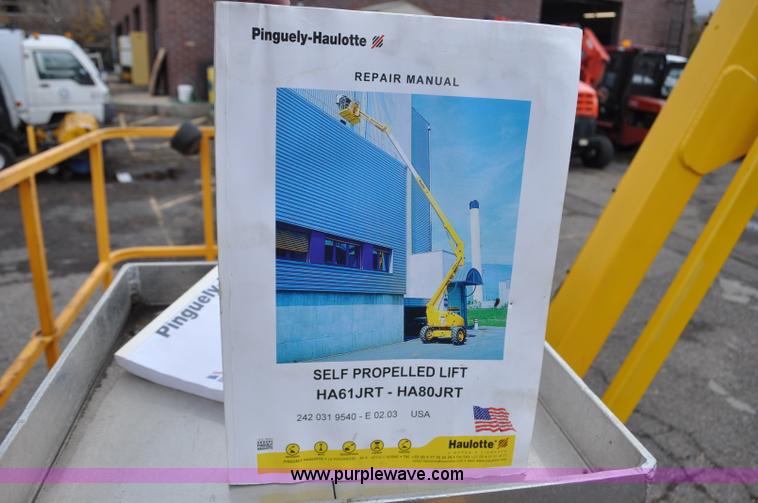 image for item F2101 2005 Haulotte HA61 JRT boom lift