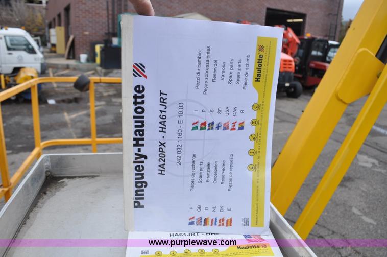 image for item F2101 2005 Haulotte HA61 JRT boom lift