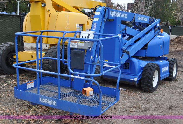 image for item F2102 2002 Up Right AB46 Bi-Energy boom lift