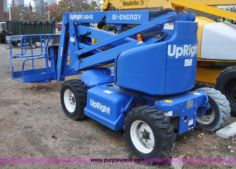 image for item F2102 2002 Up Right AB46 Bi-Energy boom lift