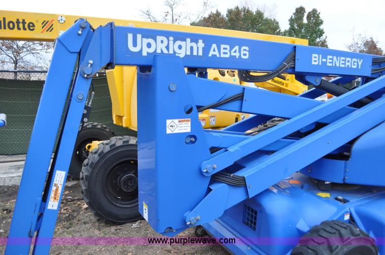 image for item F2102 2002 Up Right AB46 Bi-Energy boom lift