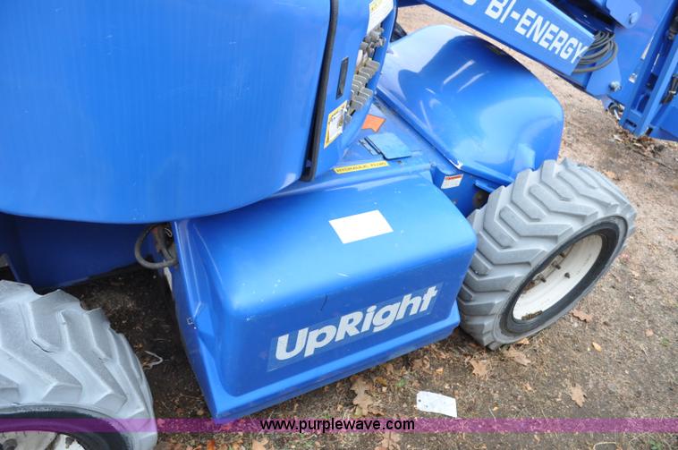 image for item F2102 2002 Up Right AB46 Bi-Energy boom lift