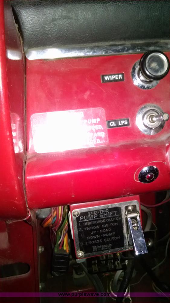 image for item F8368 1973 Ford Boardman 900 fire truck