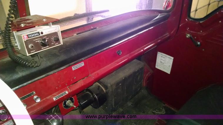 image for item F8368 1973 Ford Boardman 900 fire truck