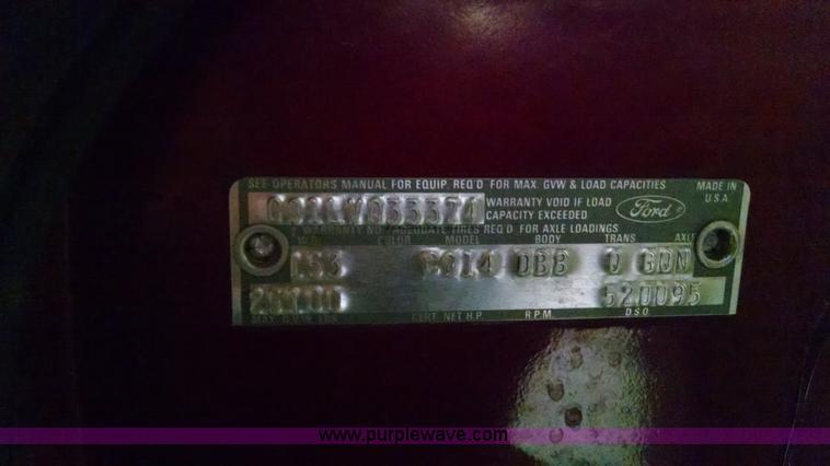 image for item F8368 1973 Ford Boardman 900 fire truck