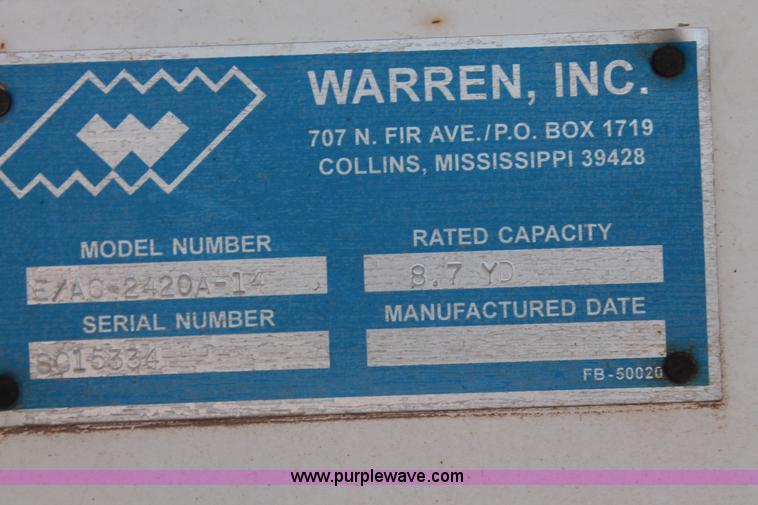 image for item H5893 Warren spreader bed