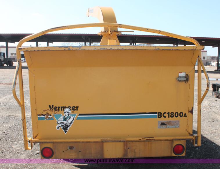 image for item H5899 Vermeer BC1800A wood brush chipper