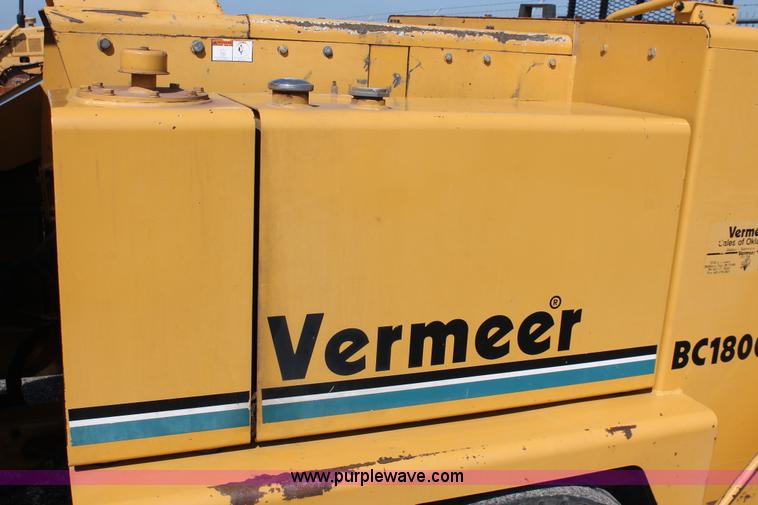 image for item H5899 Vermeer BC1800A wood brush chipper