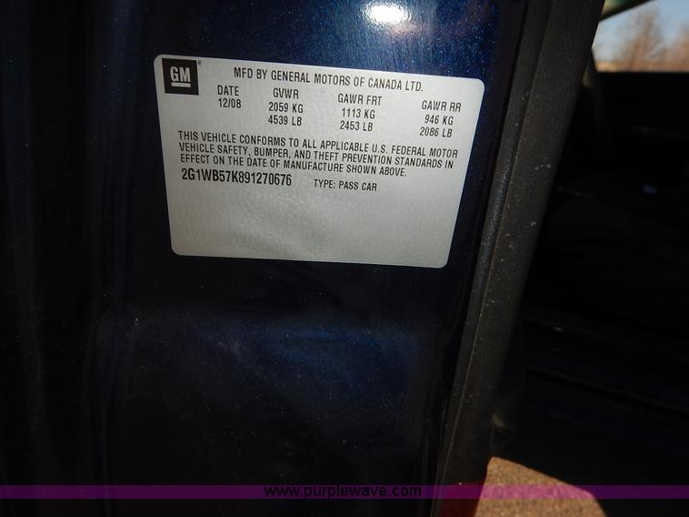 image for item I5027 2009 Chevrolet Impala LS