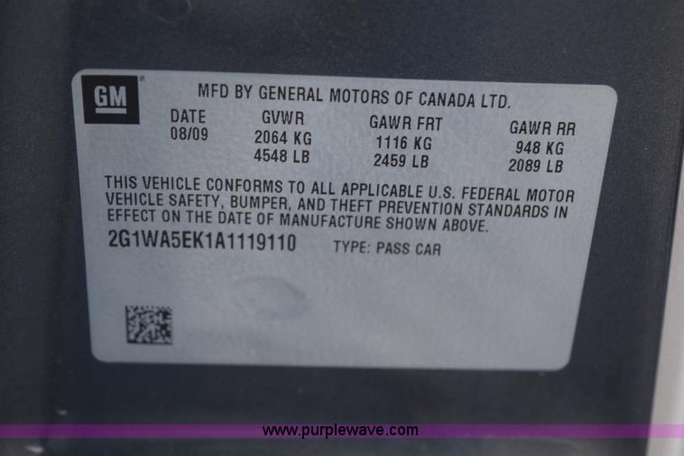 image for item K2331 2010 Chevrolet Impala LS