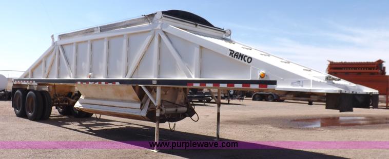 image for item K3244 1988 Ranco bottom dump trailer