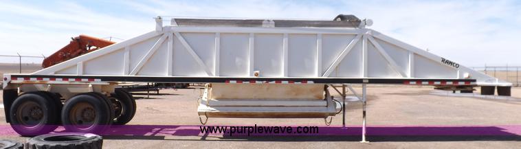image for item K3244 1988 Ranco bottom dump trailer