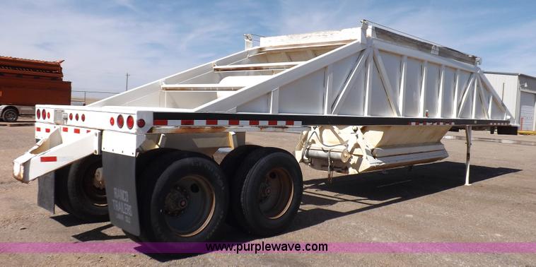 image for item K3244 1988 Ranco bottom dump trailer