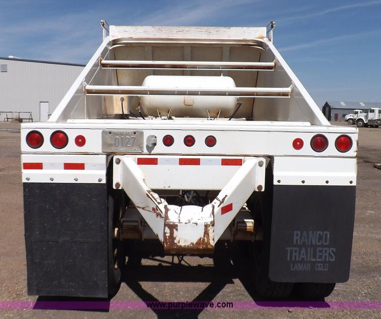 image for item K3244 1988 Ranco bottom dump trailer
