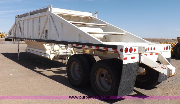image for item K3244 1988 Ranco bottom dump trailer