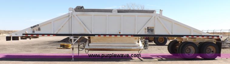 image for item K3244 1988 Ranco bottom dump trailer