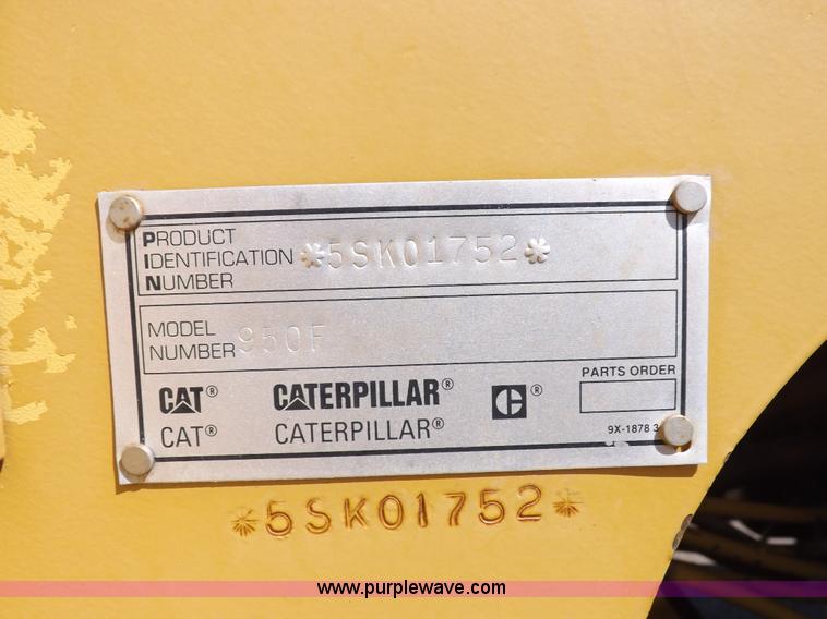 image for item K3246 1995 Caterpillar 950F Series II wheel loader