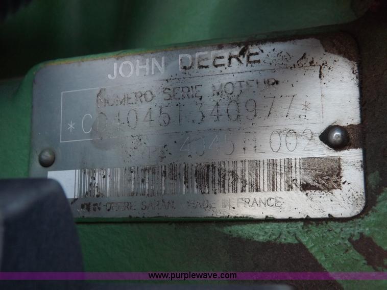 image for item K3756 1997 John Deere 6400 tractor