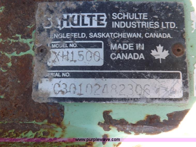 image for item K3758 Schulte XH1500 batwing rotary mower