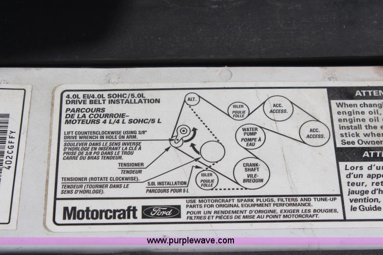 image for item K8948 2000 Ford Explorer XLS SUV