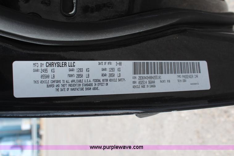 image for item K8951 2008 Dodge Charger