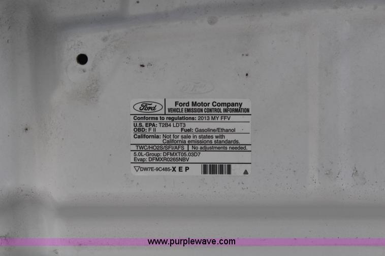 image for item K8957 2013 Ford F150 XL SuperCab pickup truck