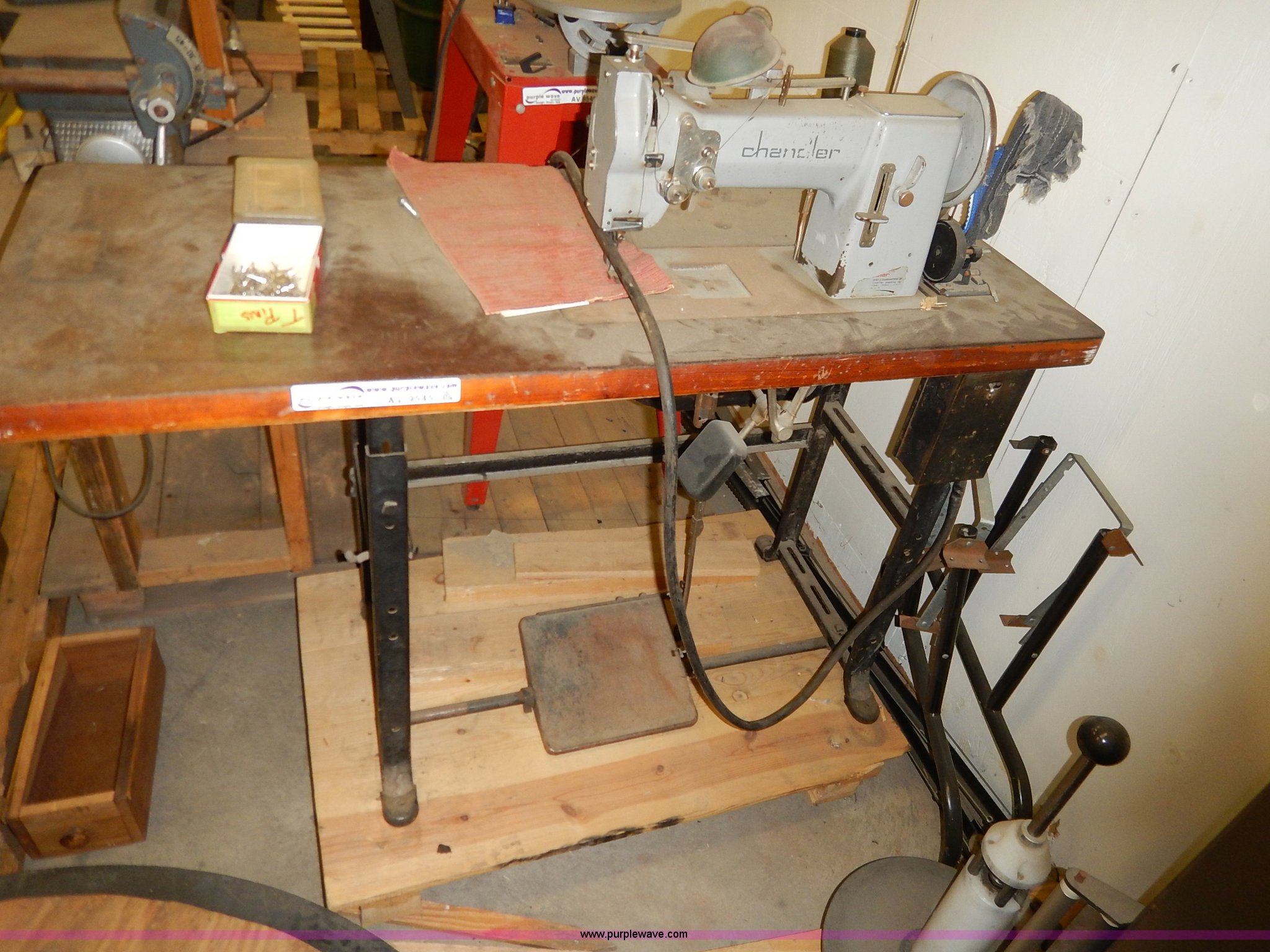 Chandler Industrial sewing machine in Manhattan, KS Item AV9545 sold