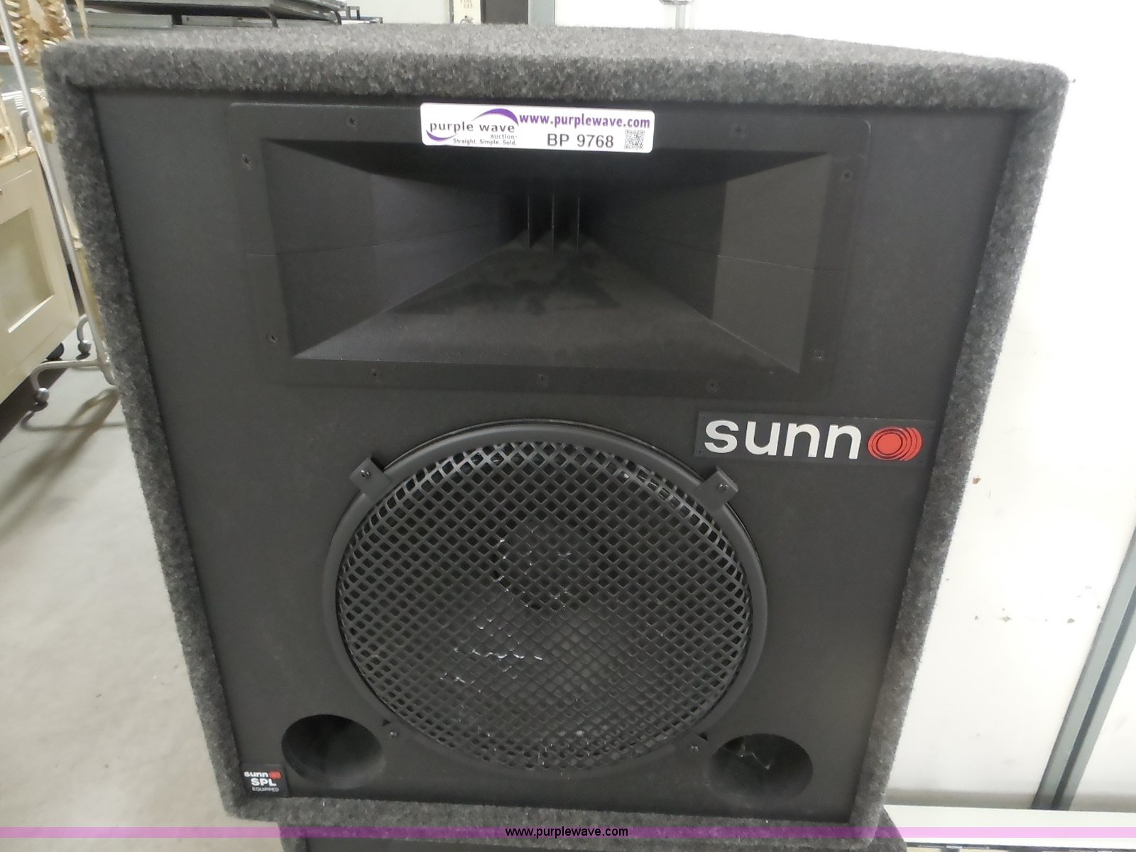(2) Sunn speakers in Wichita, KS Item BP9768 sold Purple Wave