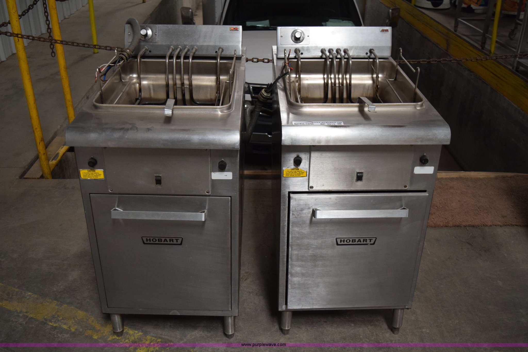 (2) Hobart fryers in McPherson, KS Item BP9815 sold Purple Wave