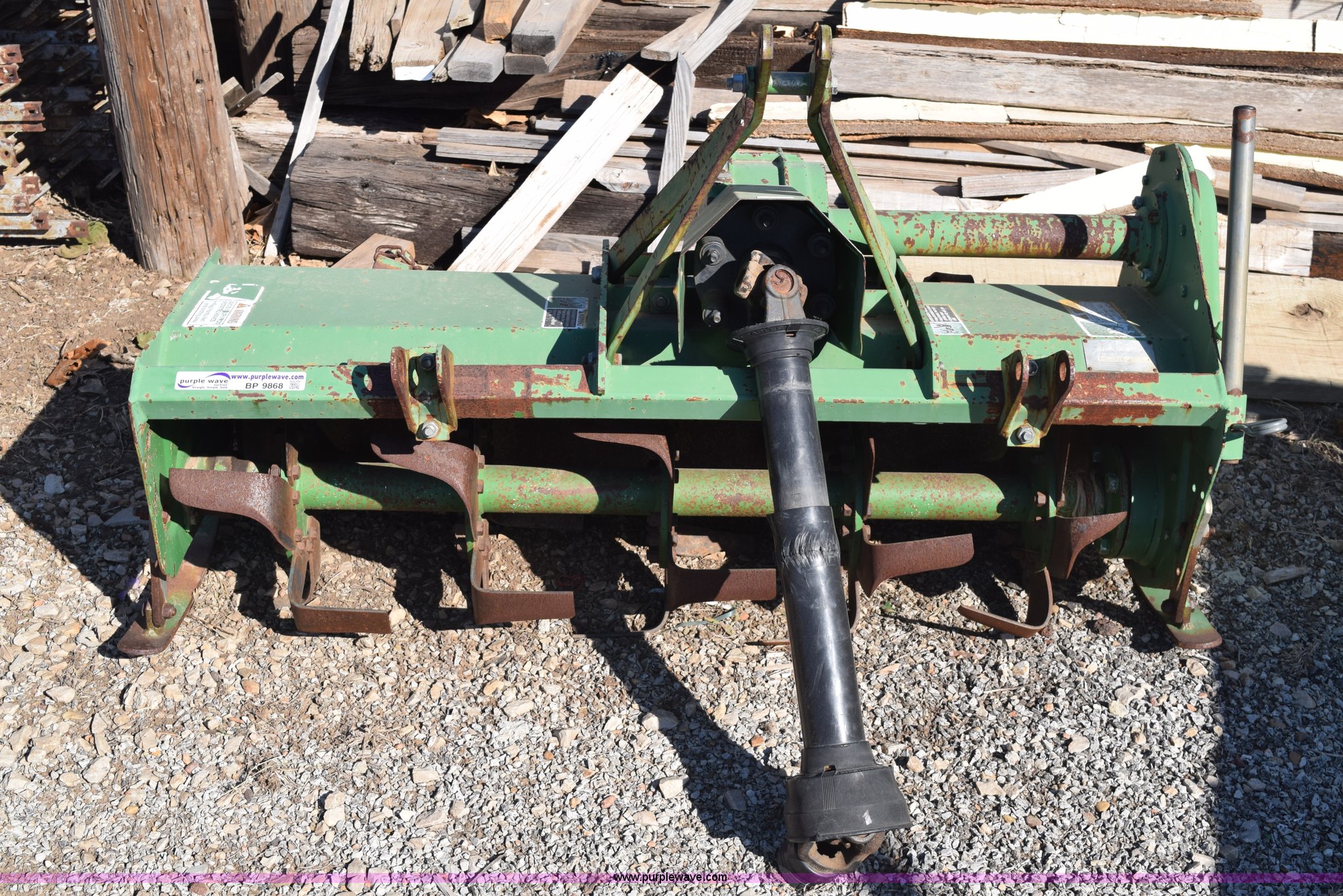 John Deere 550 tiller in Lyons, KS Item BP9868 sold Purple Wave