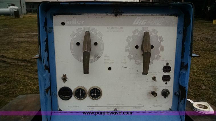 image for item AX9480 Miller Big 40 welder/generator