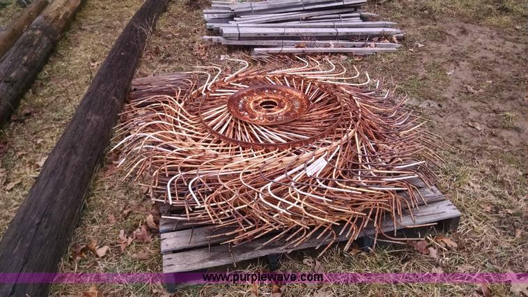 image for item AX9484 (12) hay rake wheels