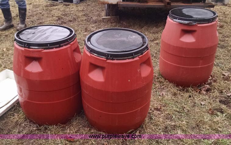 image for item AX9486 (3) 55 gallon barrels sea mineral